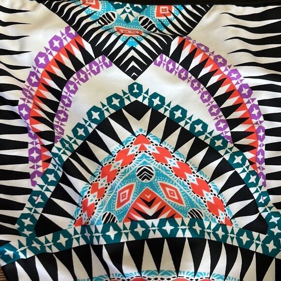 Gibson Latimer Black and White Geometric Bikini Bottom Size Large - Picture 5 of 8